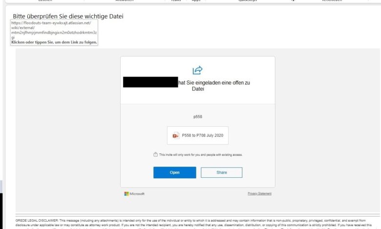 Phishing-Mail Juni 2024